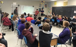 SOE students Aaron Bandy, Cody Johnson, Thomas Giacobbe.